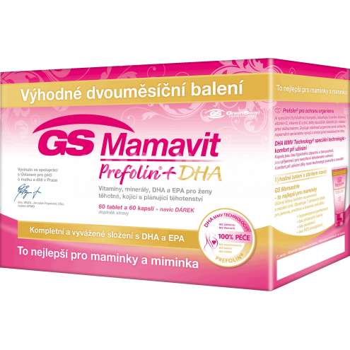 GS MAMAVIT Prefolin+DHA+EPA для беременных и кормящих, 60 капсул